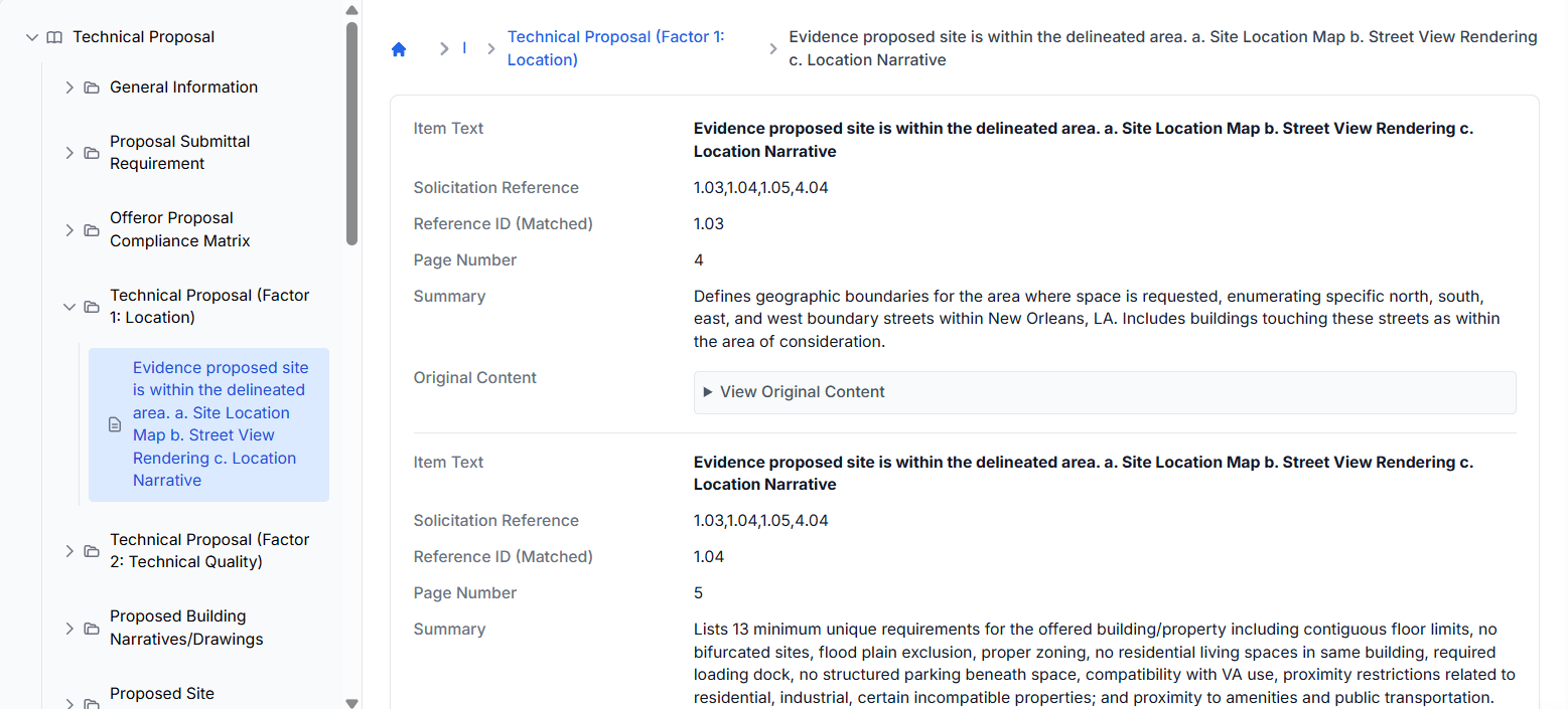 Govscribe project screenshot